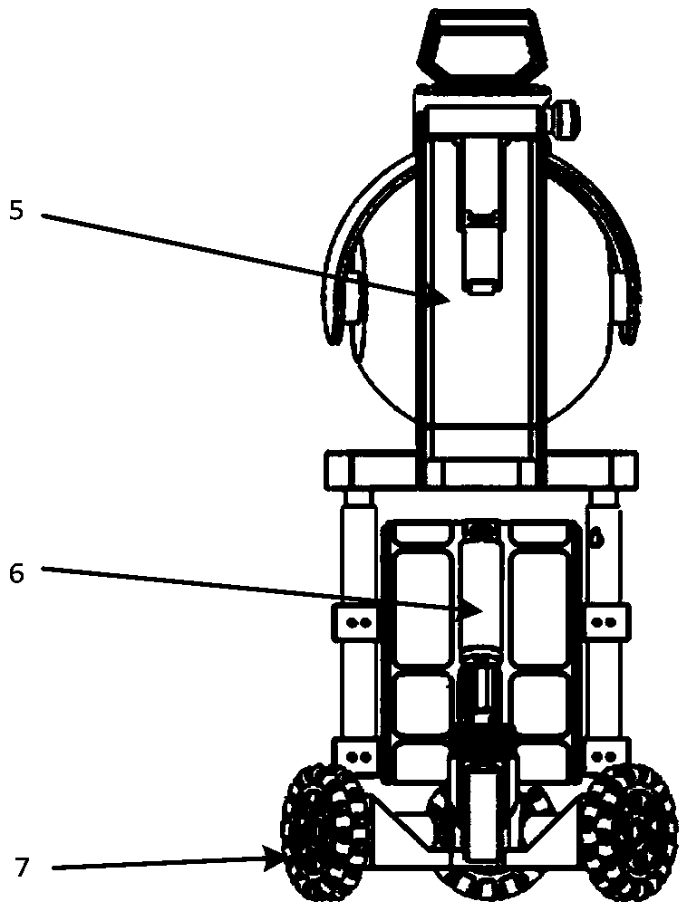 A kind of walking aid robot and combined intelligent control method