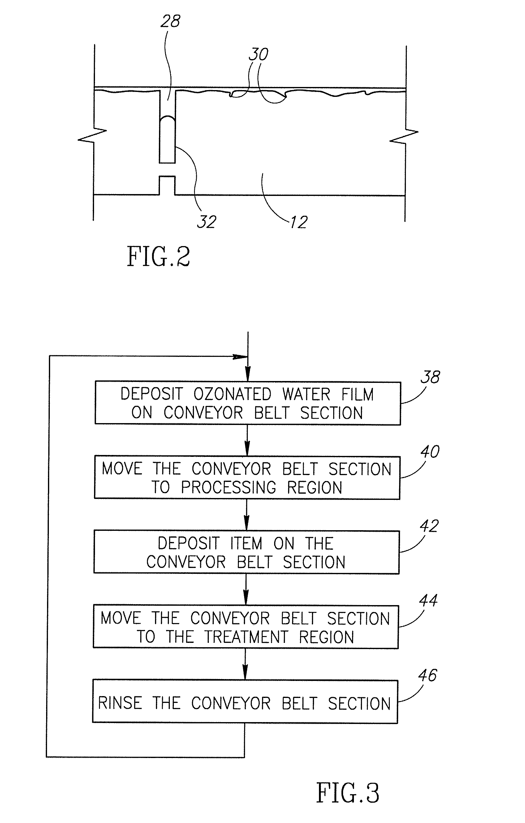 Ozone-based conveyor cleaning system