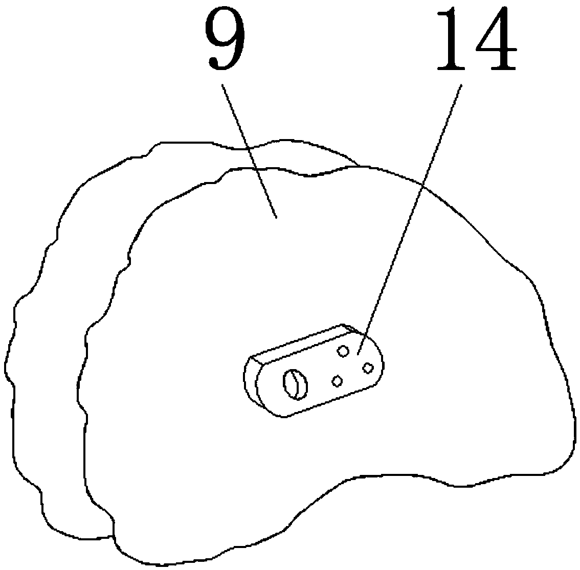 Drug pillow for treating stiff neck and working method thereof