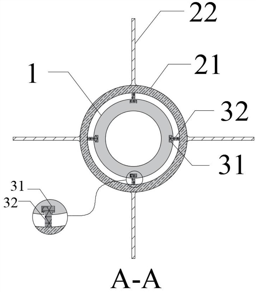 Novel offshore wind power foundation structure and construction method thereof