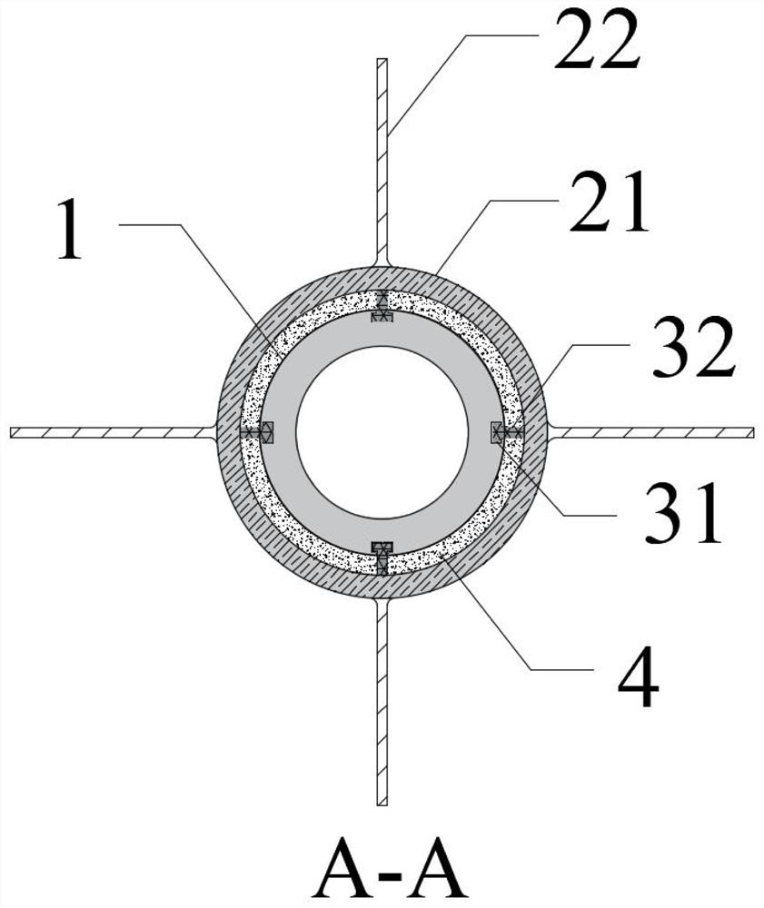 Novel offshore wind power foundation structure and construction method thereof