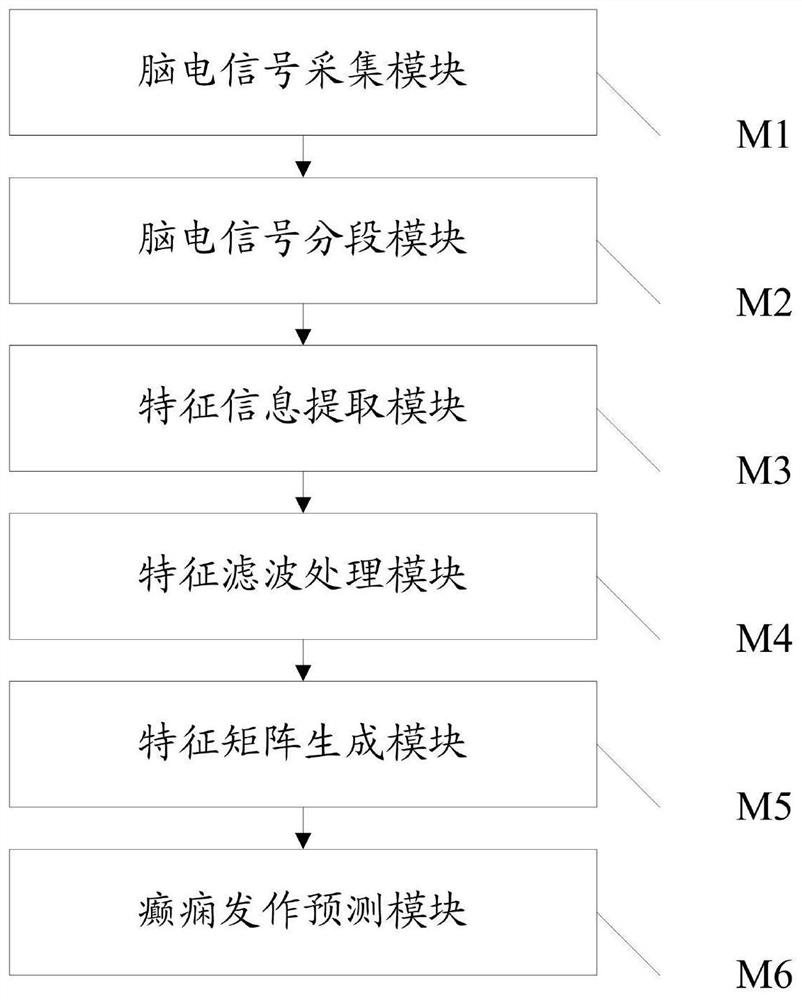 Epileptic seizure prediction system and method