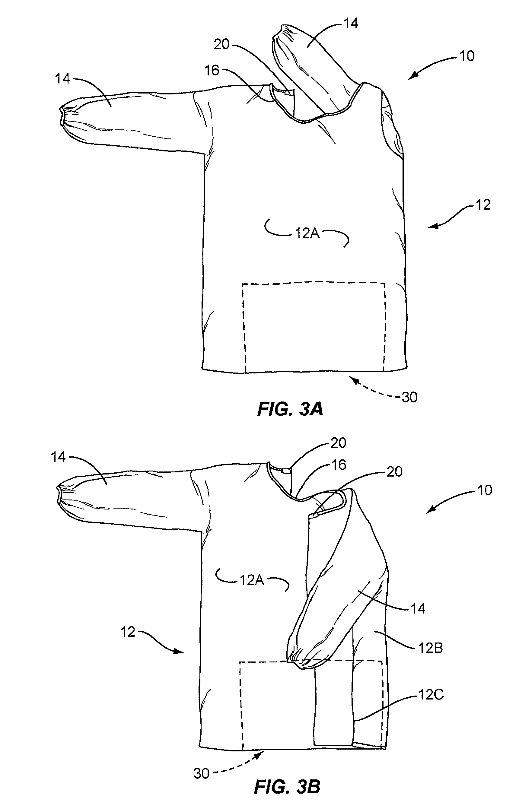 Disposable isolation hospital gown