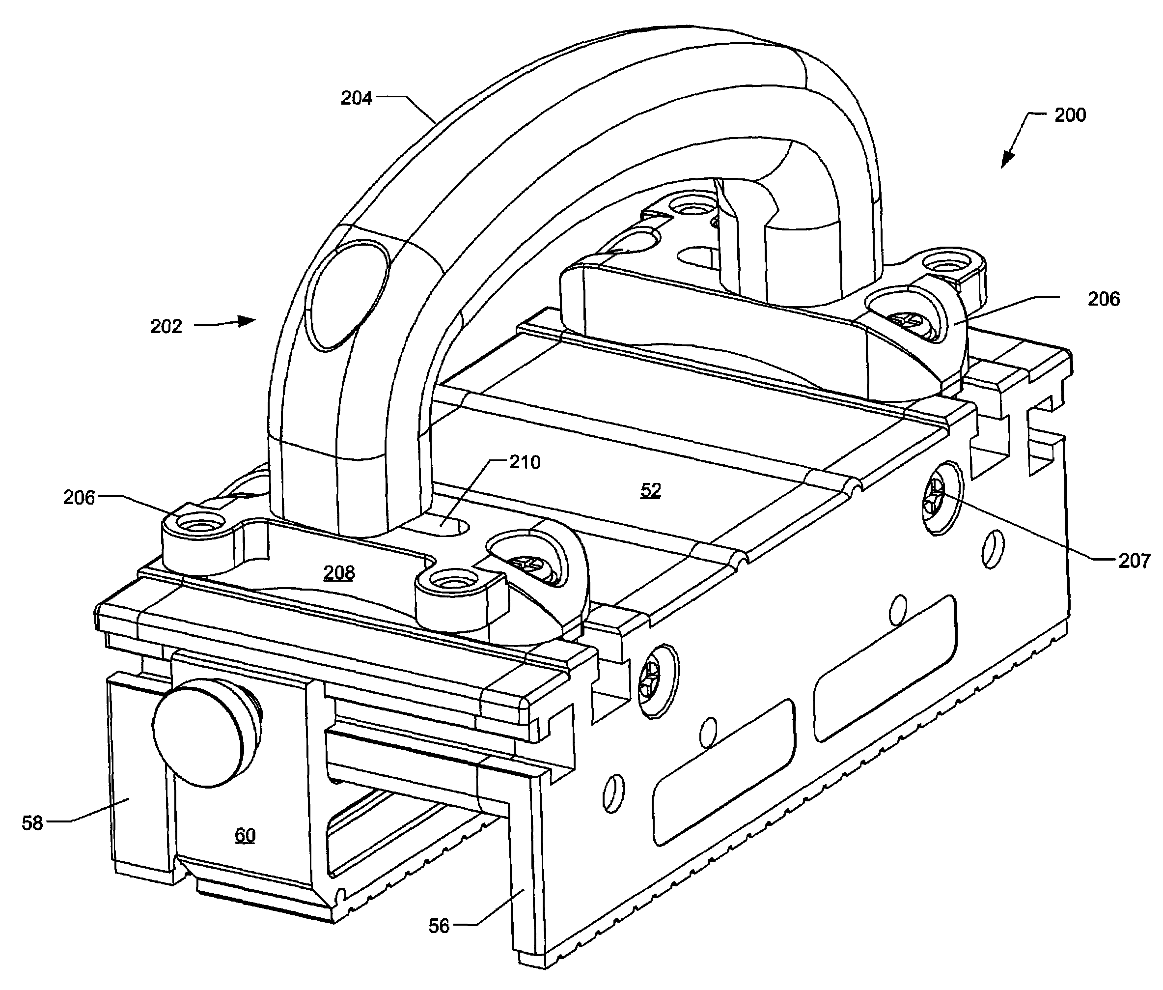 Straddle safety pusher system