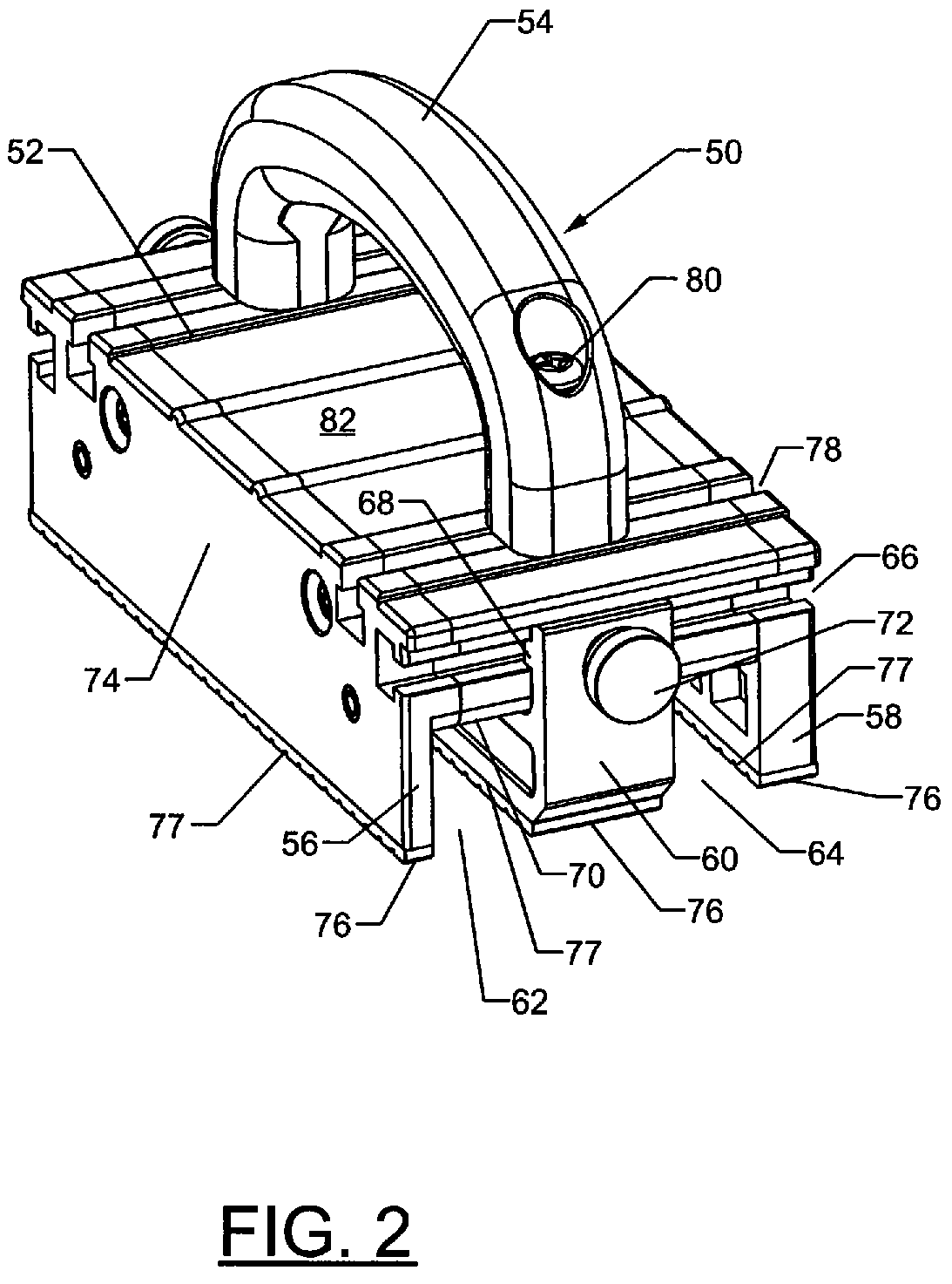 Straddle safety pusher system