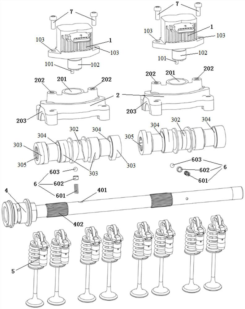 Cam sliding type variable valve lift system, engine and vehicle