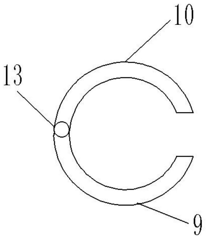 A large cross-section wire connecting pipe steel sheath support and construction method