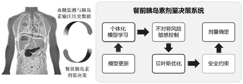 An individualized decision-making system for preprandial insulin dose based on Gaussian process