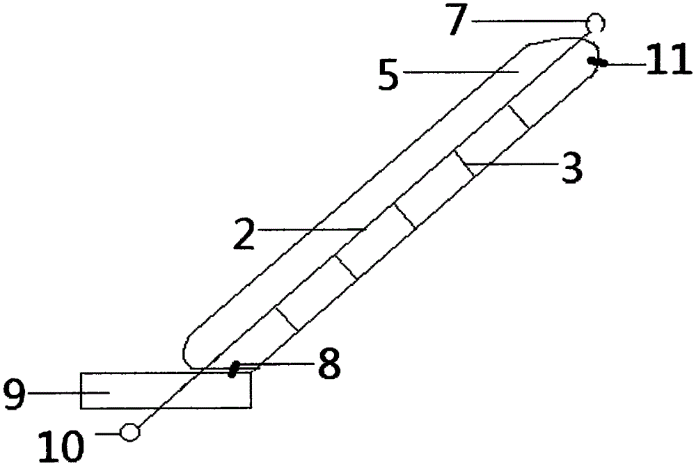 Teaching building urgent evacuation device of membrane structure