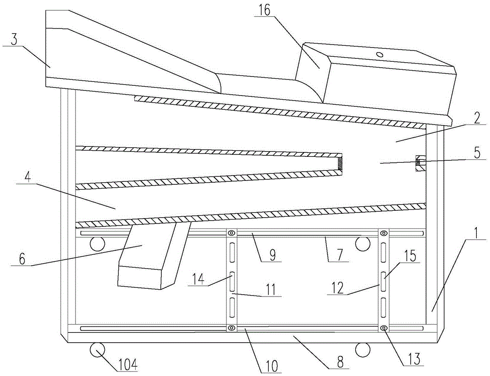 Threshing device with regulation function