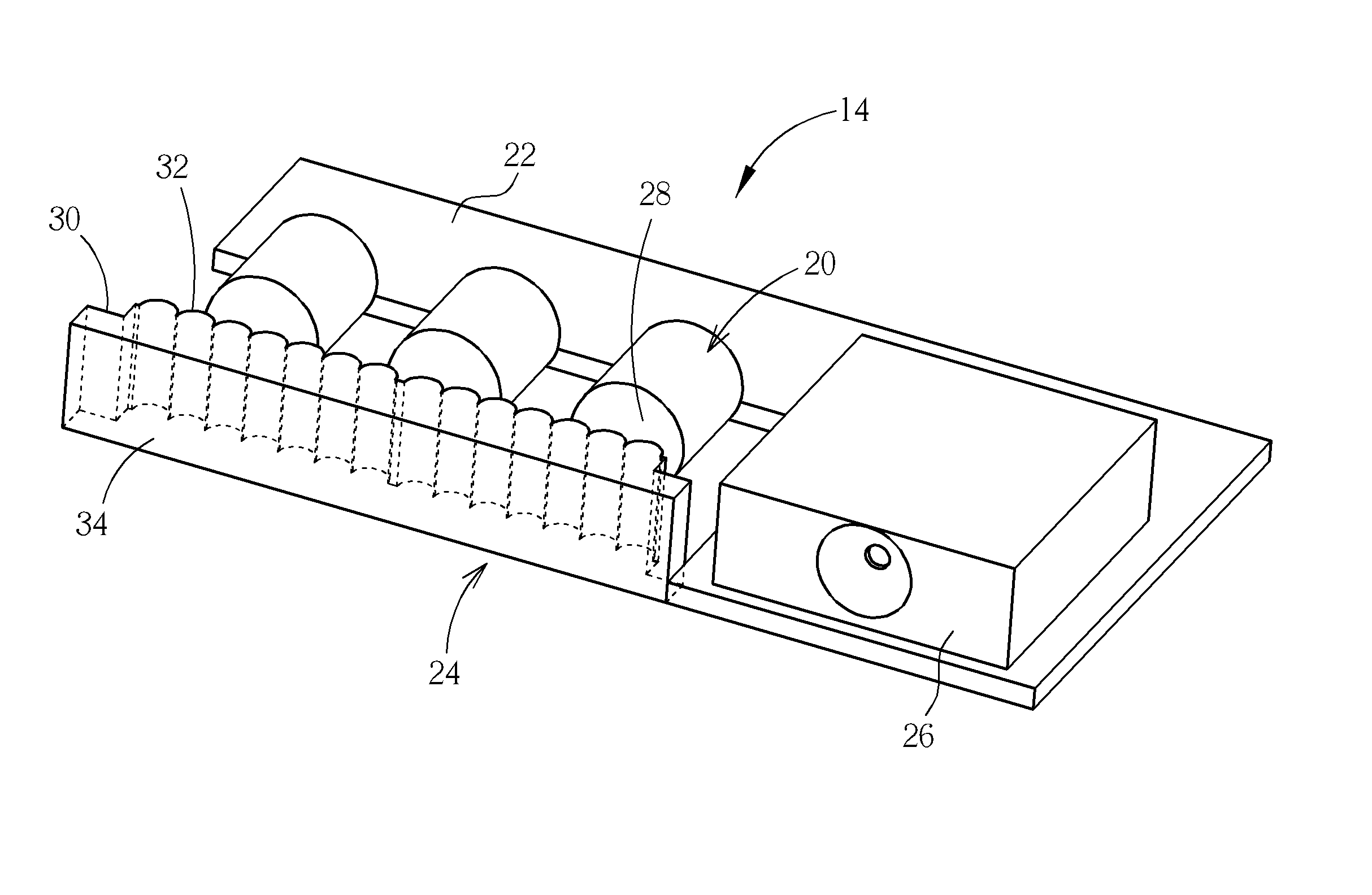 Optical touch module capable of increasing light emitting angle of light emitting unit