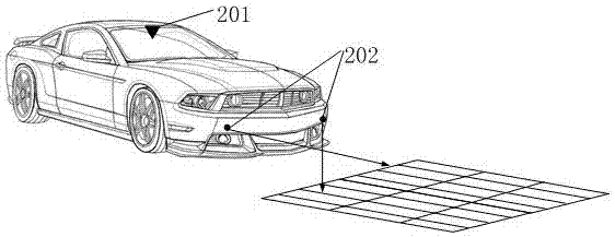 Road surface detection method for moving trend recognition of distorted area in virtual grid