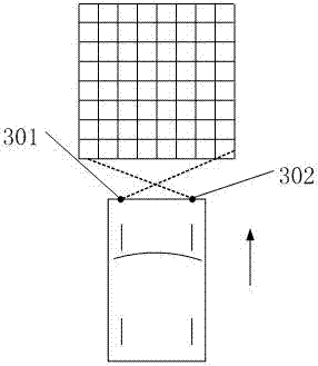 Road surface detection method for moving trend recognition of distorted area in virtual grid