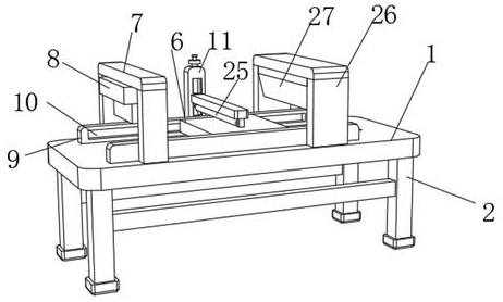 Metal powder paving device for 3d dual laser metal printer