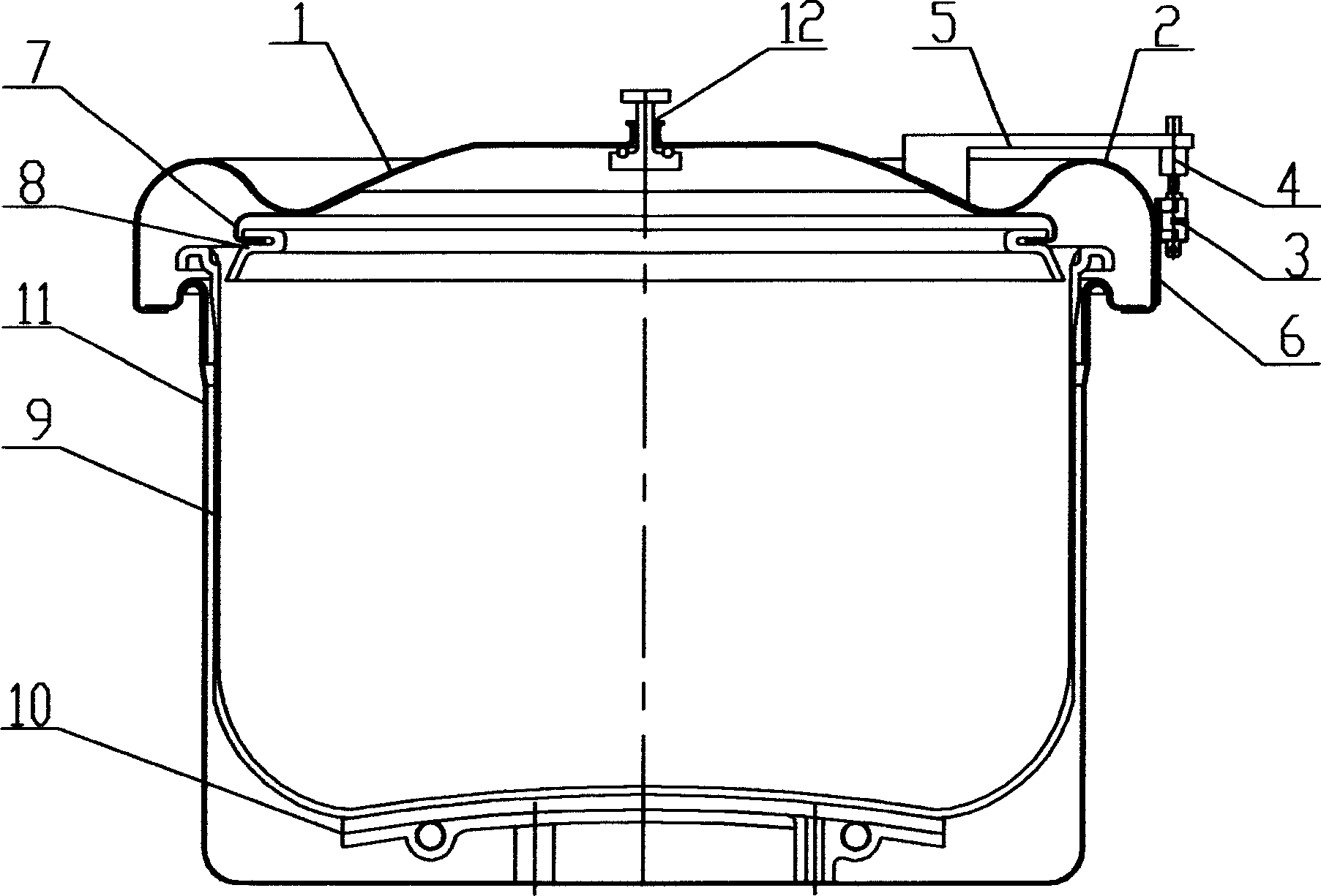 Moving-cover type electric pressure cooker