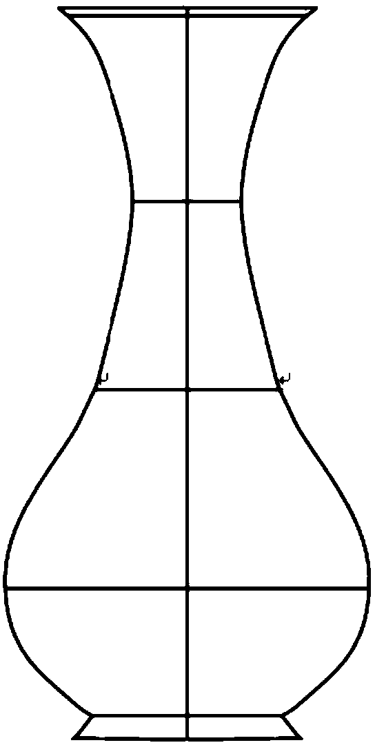 Ceramic prototype three-dimensional mesh model generation method and device based on multi-view sketching