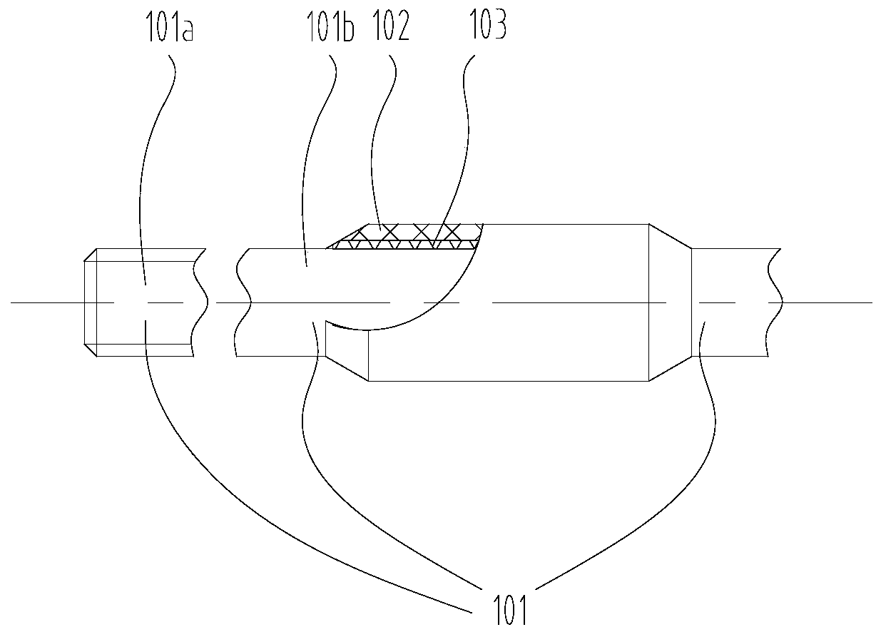 Centering fastener, its manufacturing method, using method and wind power generating set