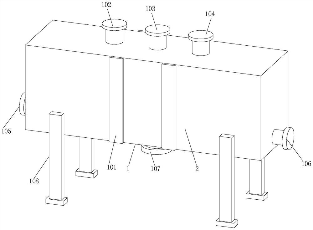 Printing and dyeing wastewater treatment device