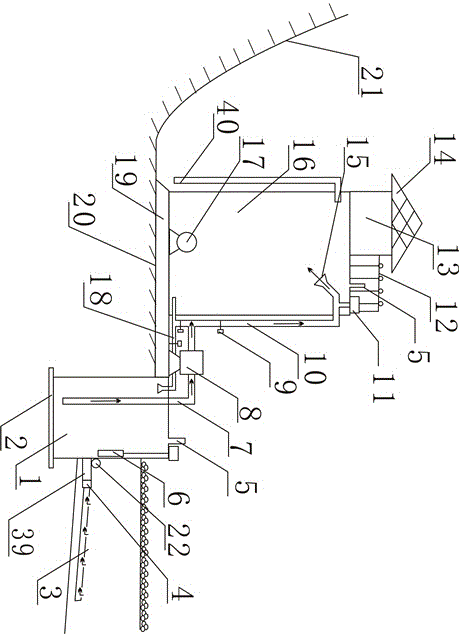 Governing system for severe eutrophication of lake bay