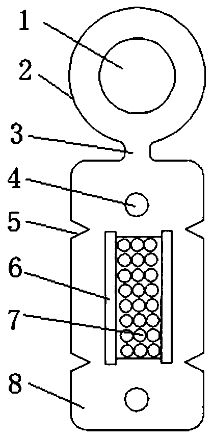 Self-supporting cicada-preventing butterfly cable and production equipment for processing same