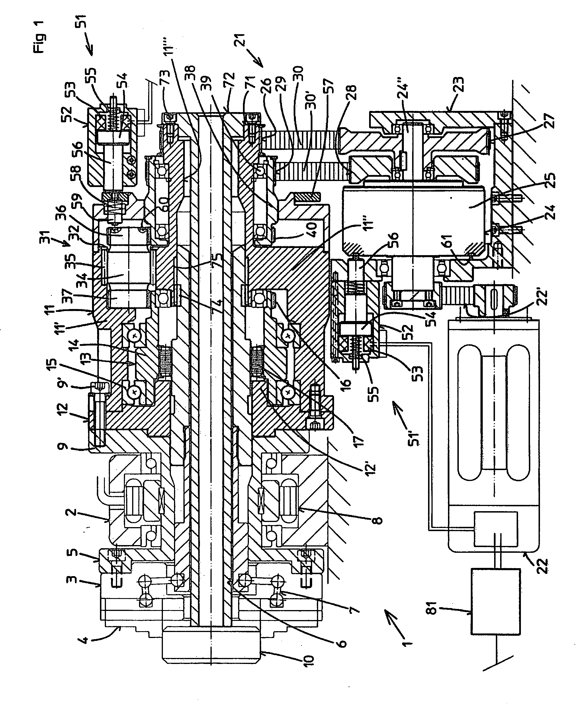 Clamping unit