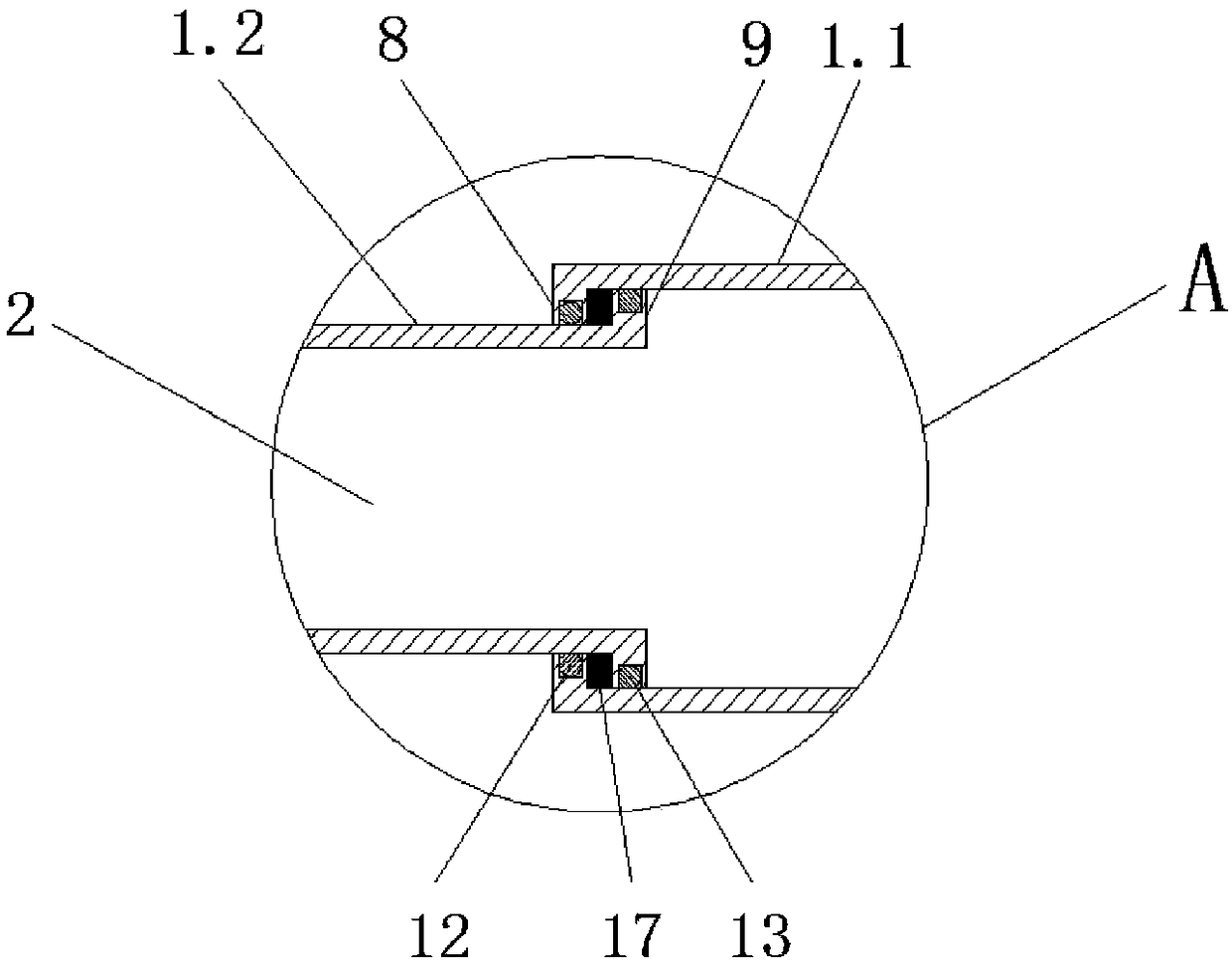 Telescopic vehicle blocking rod device based on security technology and protection engineering