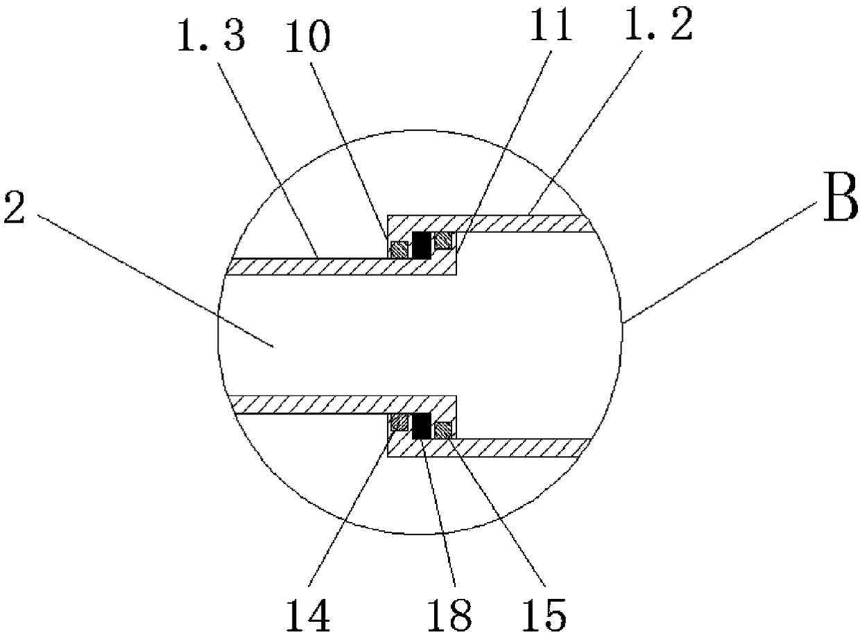 Telescopic vehicle blocking rod device based on security technology and protection engineering