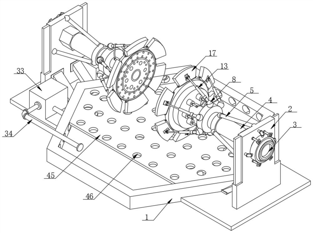 Precise control type mechanical casting equipment with rapid material taking and demolding functions