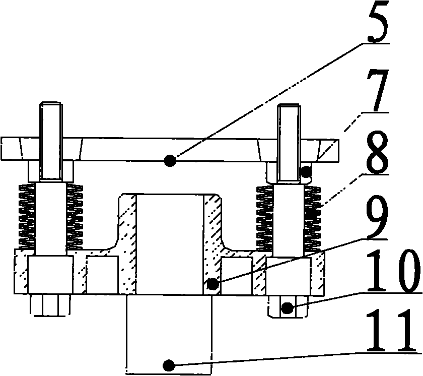 Driving mode control-based single-phase vacuum circuit breaker of double arc-extinguishing chamber