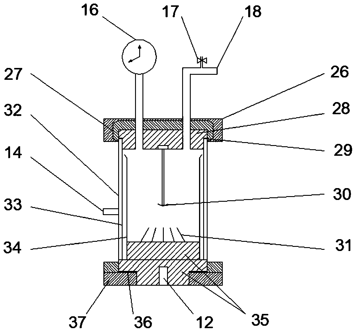 Device and method for decomposing liquid chemical weapons under microwave irradiation