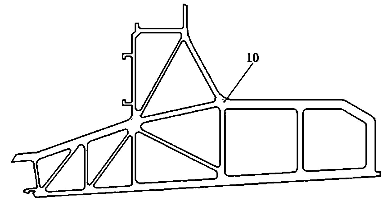 Special lifting appliance for railway vehicle floor frame