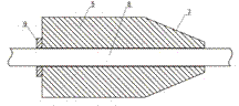 Well blowout processing device of geothermal system