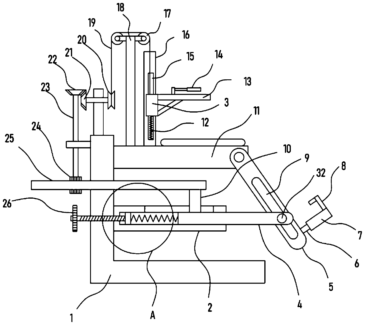 Auxiliary device for orthopedic rehabilitation exercise