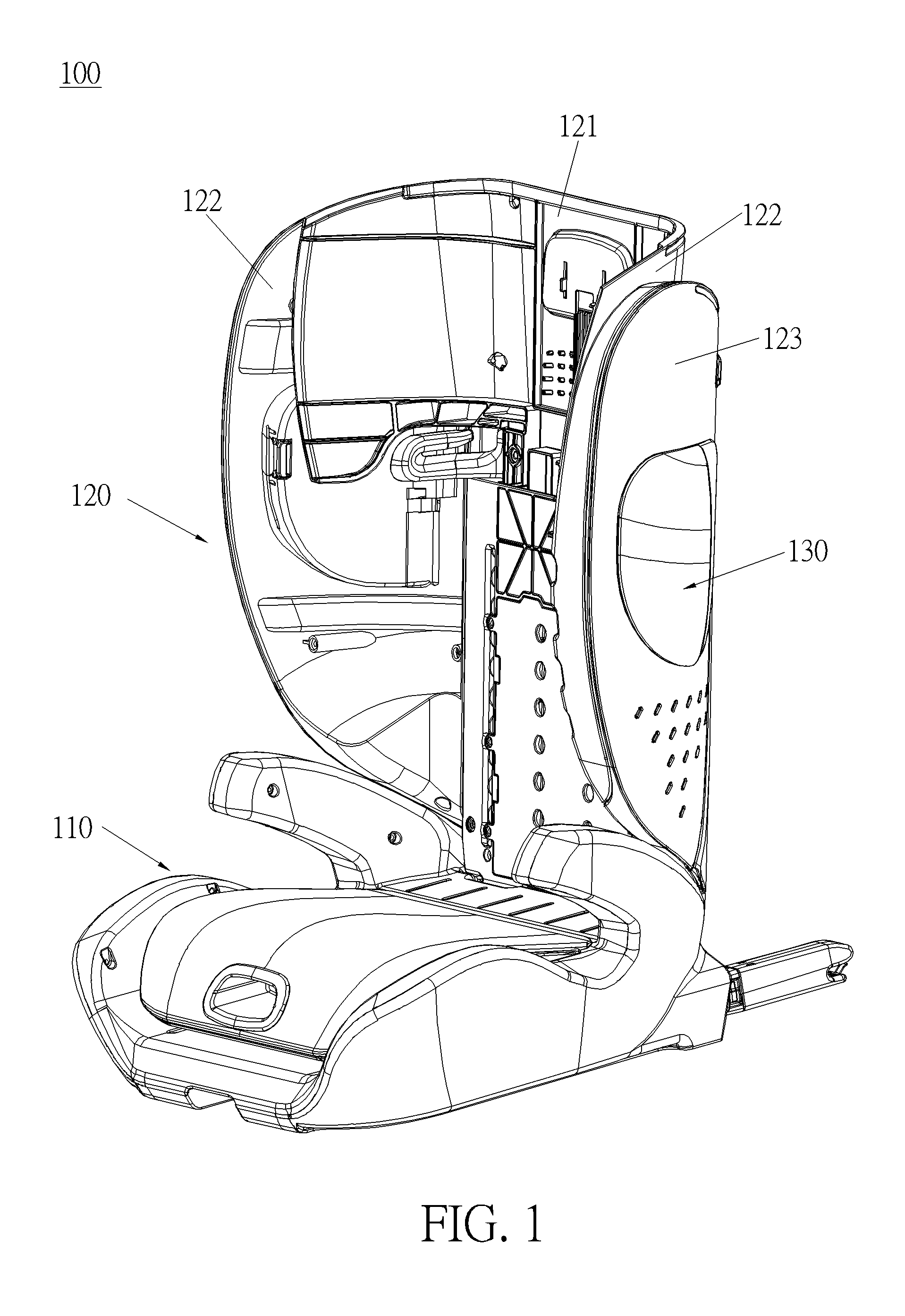 Lateral protecting mechanism and child safety seat therewith