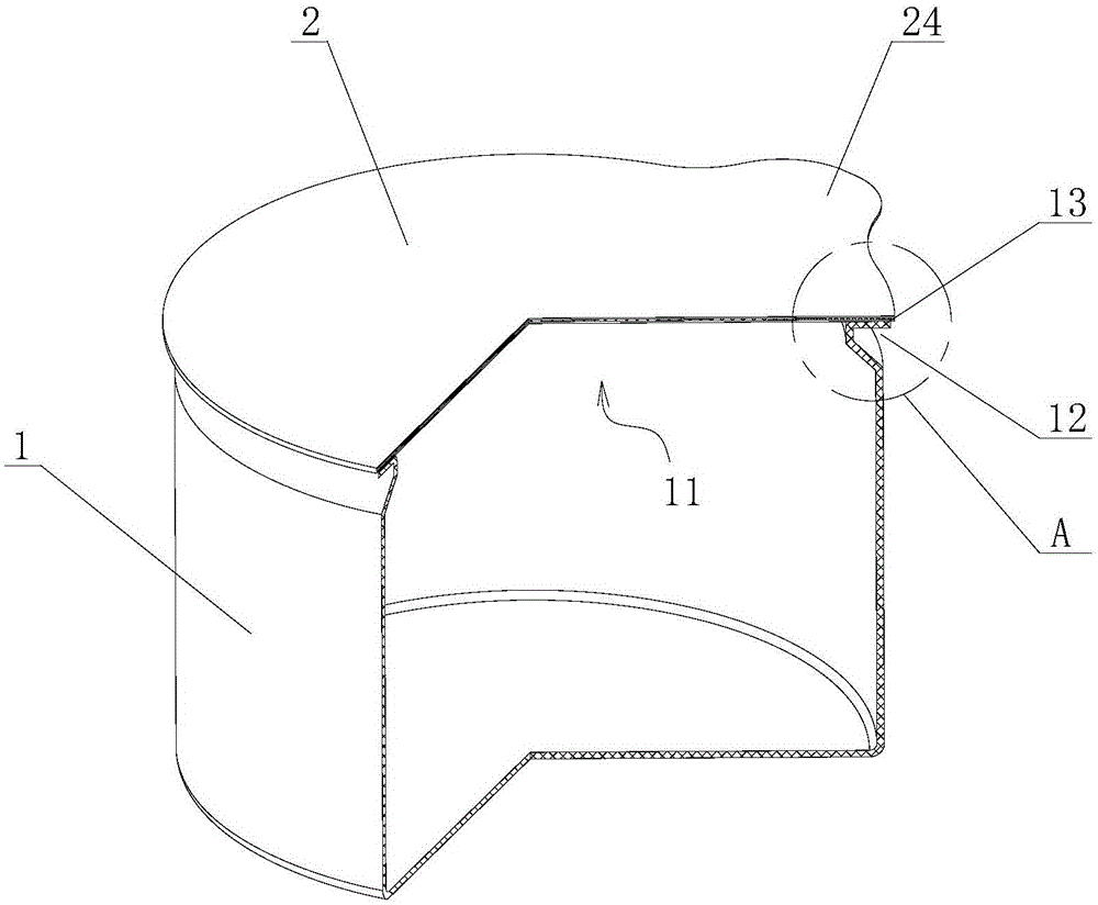 Tea packaging tin and manufacturing method thereof