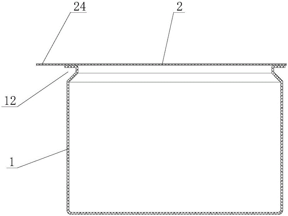 Tea packaging tin and manufacturing method thereof