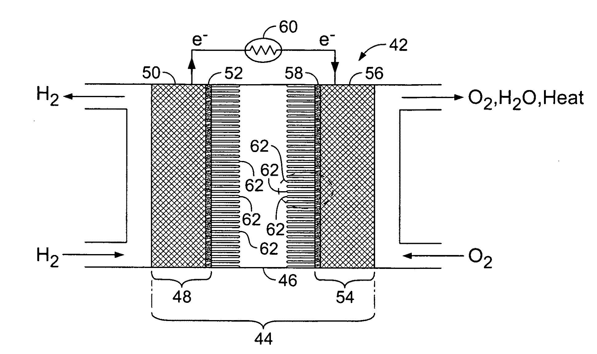 Nanoengineered membrane-electrode assembly for high-temperature proton exchange membrane fuel cells