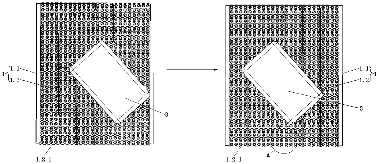 Luggage high-speed automatic packing device