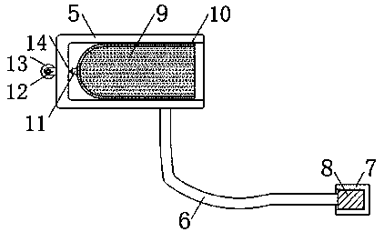 Portable multifunctional liquid food feeding device for nursing in intensive care unit