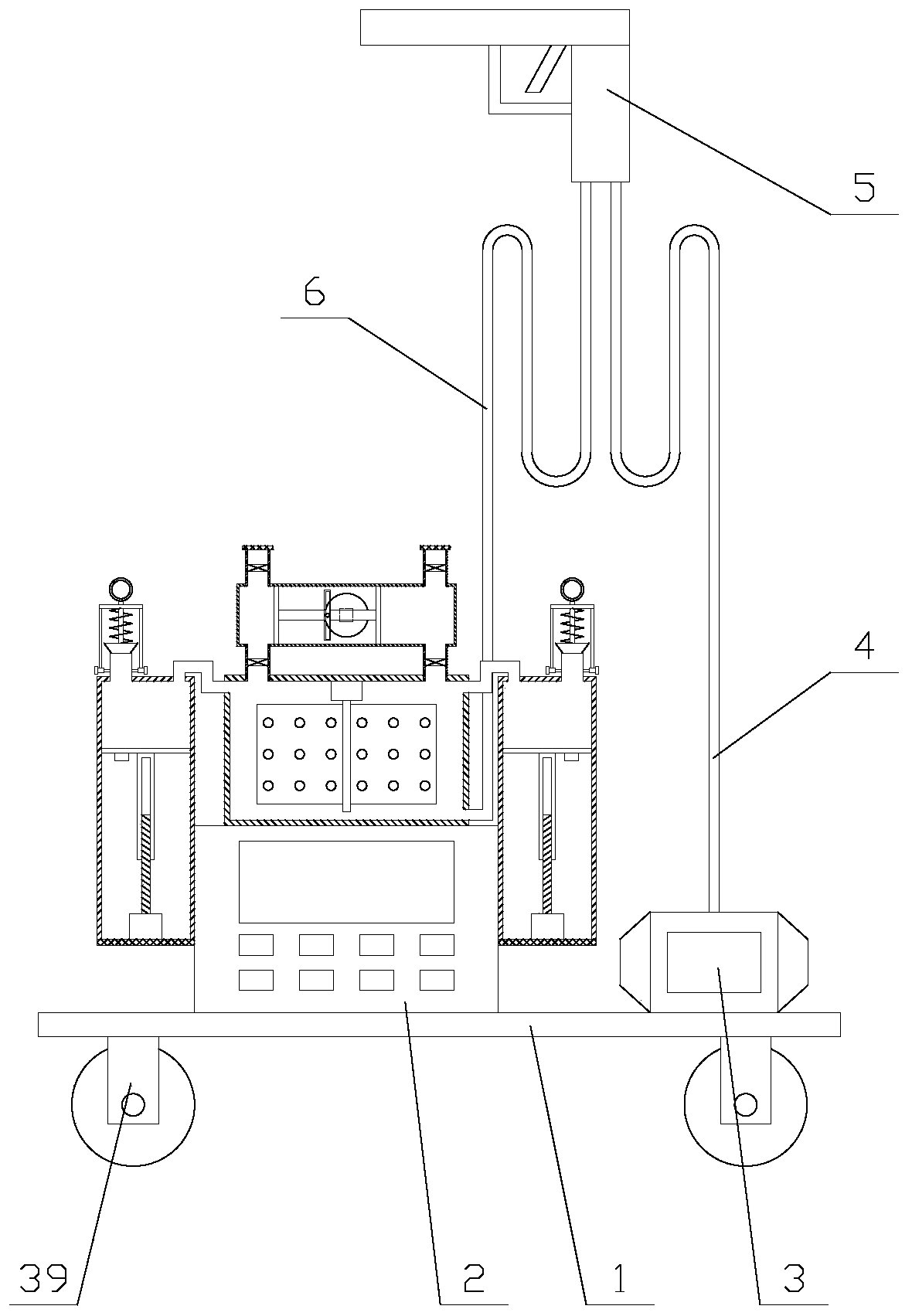 Anti-pilling spraying equipment with blending function