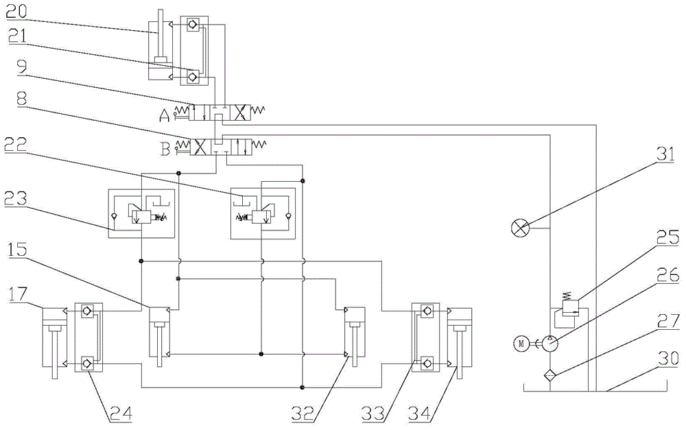 Rear wheel retracting and protecting mechanism for amphibious boat