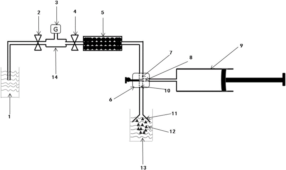 Device and method for collecting bubble gas in geothermal water