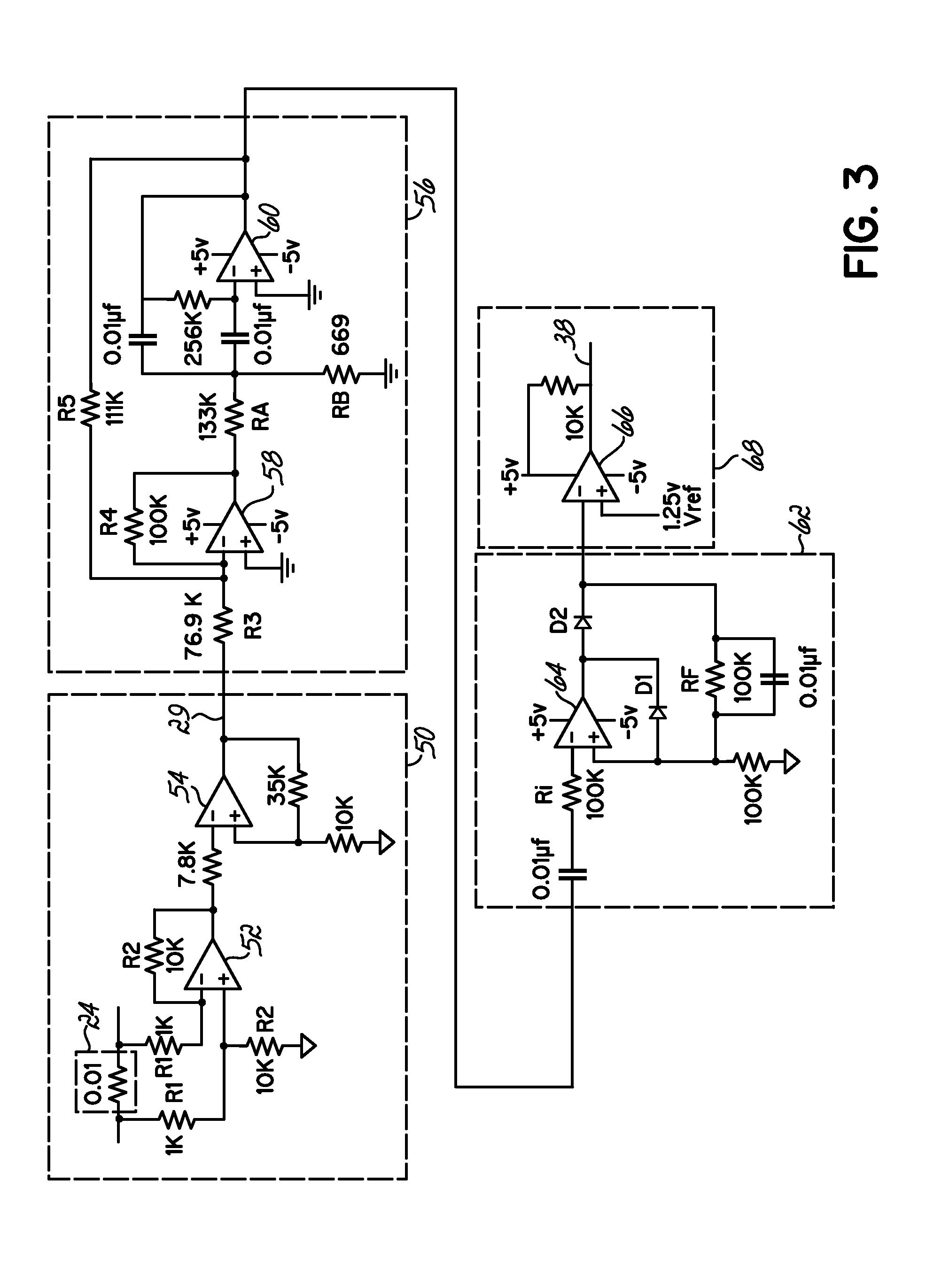 RF amplifier with pulse detection and bias control