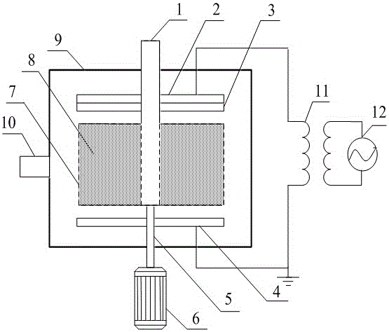 Device and method for cooperatively removing gaseous pollutants by plasma-supergravity coupling