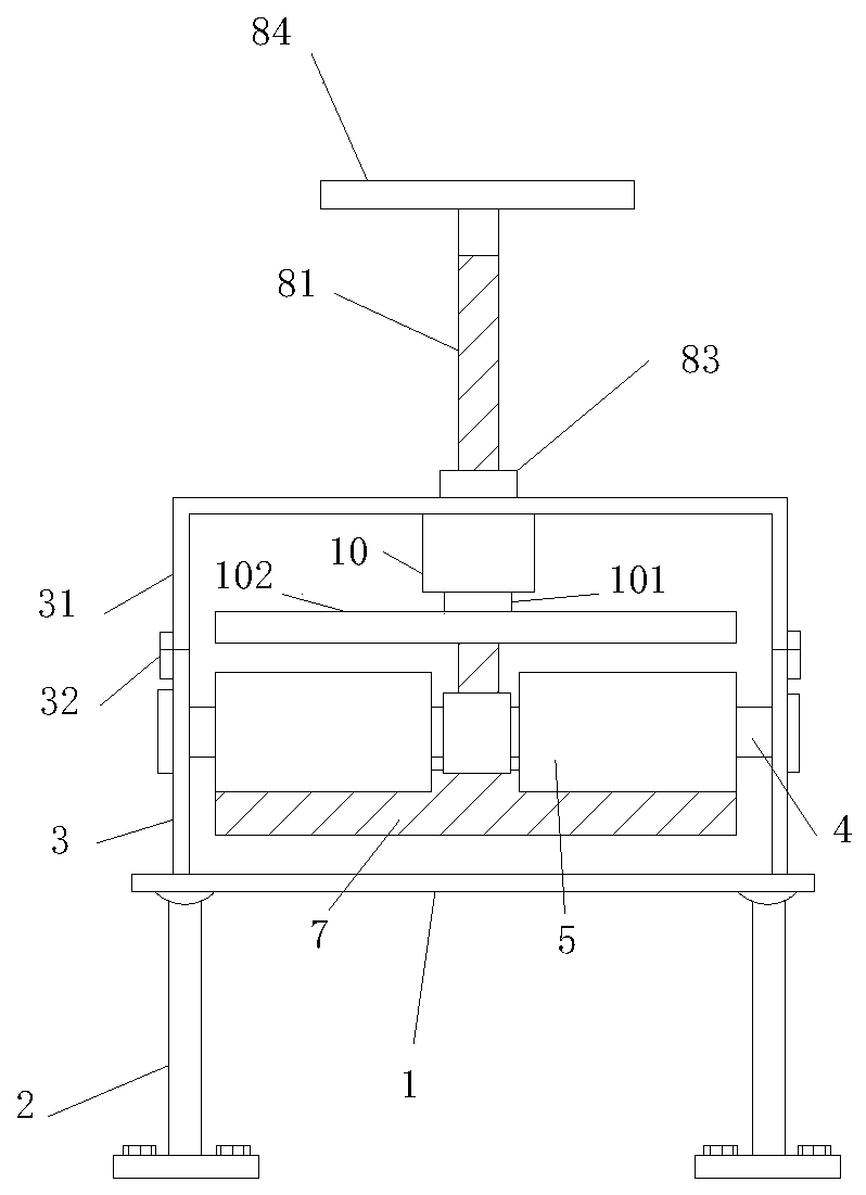 High-color fastness warp knitted fabric dyeing and stripping integrated machine