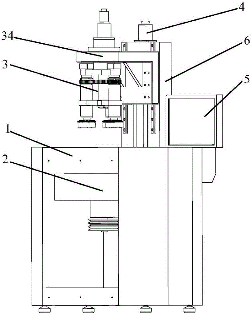 A kind of diamond grinding and polishing method