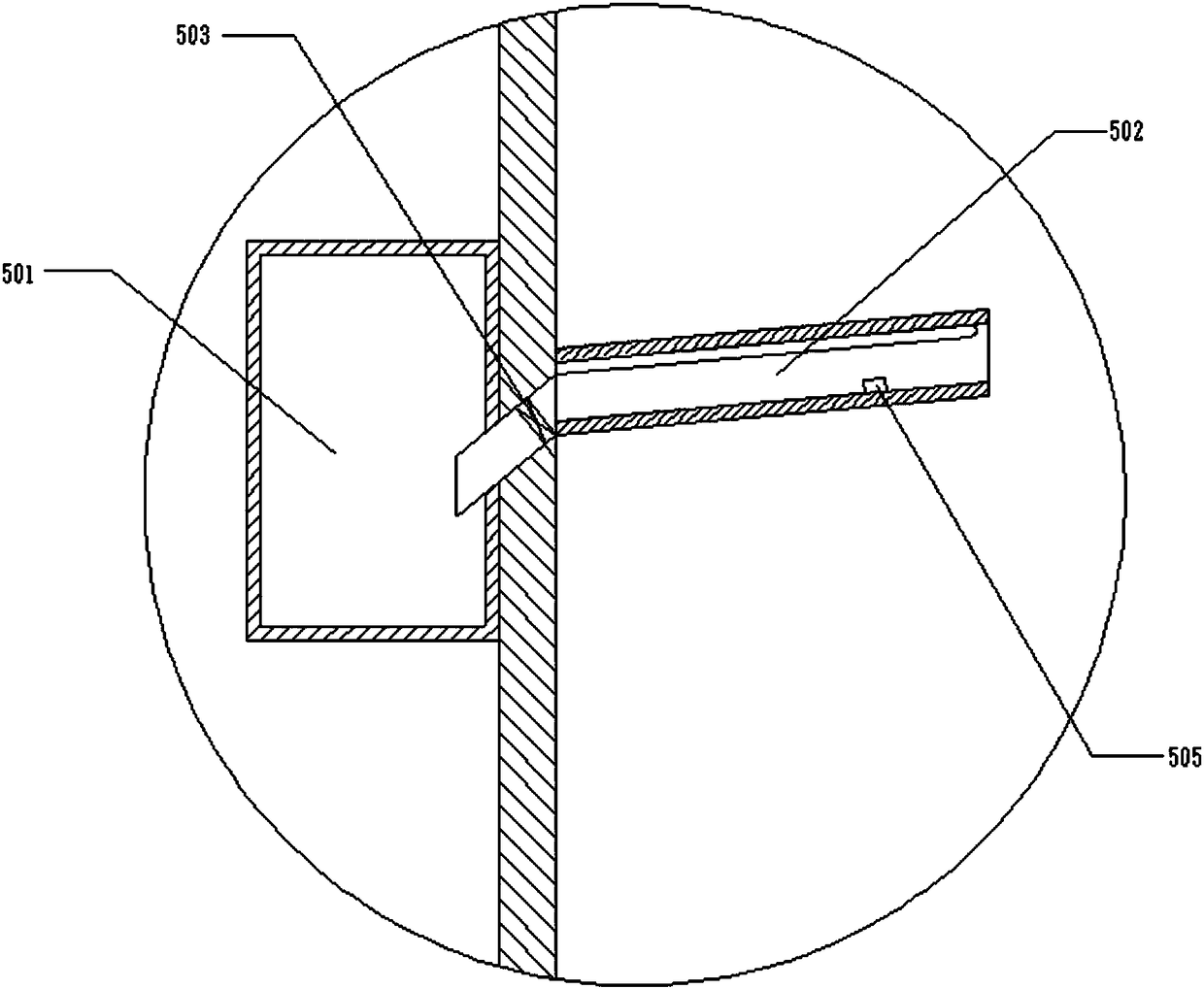 Efficient drying device for automobile interior decoration foam