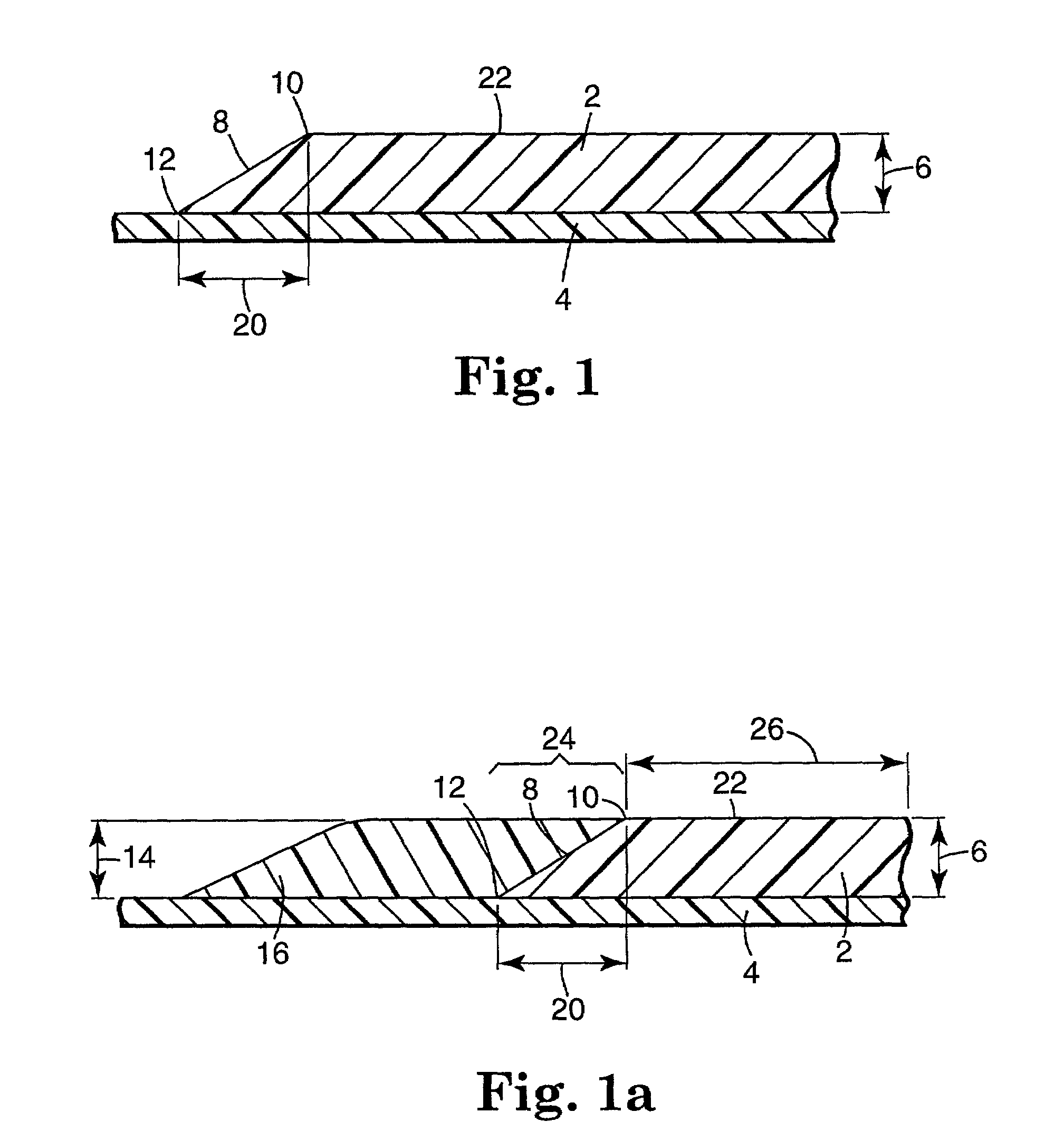 Coating edge control