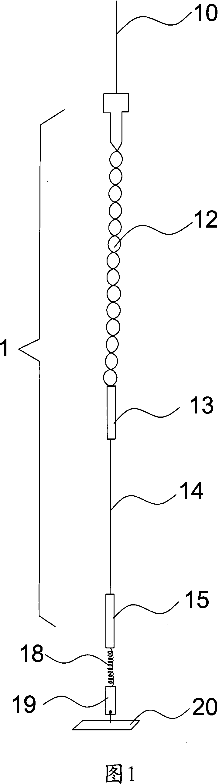 Detecting mechanism for needle lifting position of electronic jacquard machine