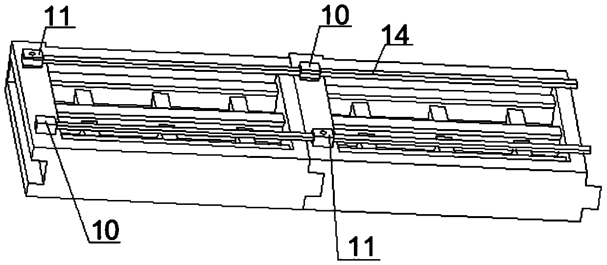 Aluminum template with high use efficiency and relatively material saving